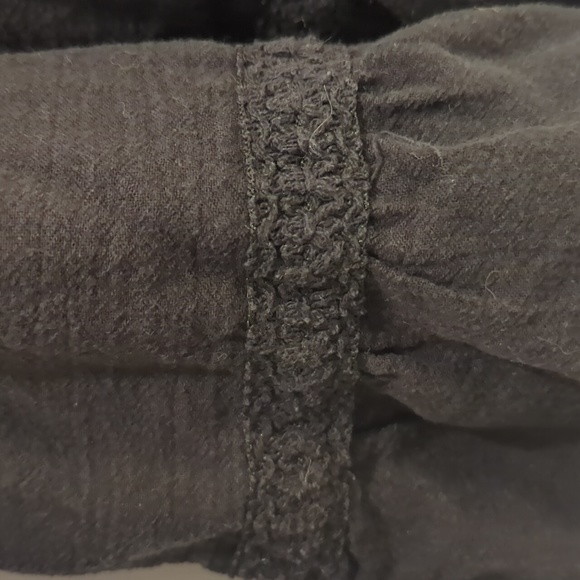 Black Massimo tiered gypsy skirt size small s - Picture 3 of 7